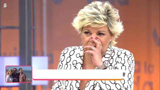 Terelu Campos, emocionada, rompe a llorar en directo / MEDIASET