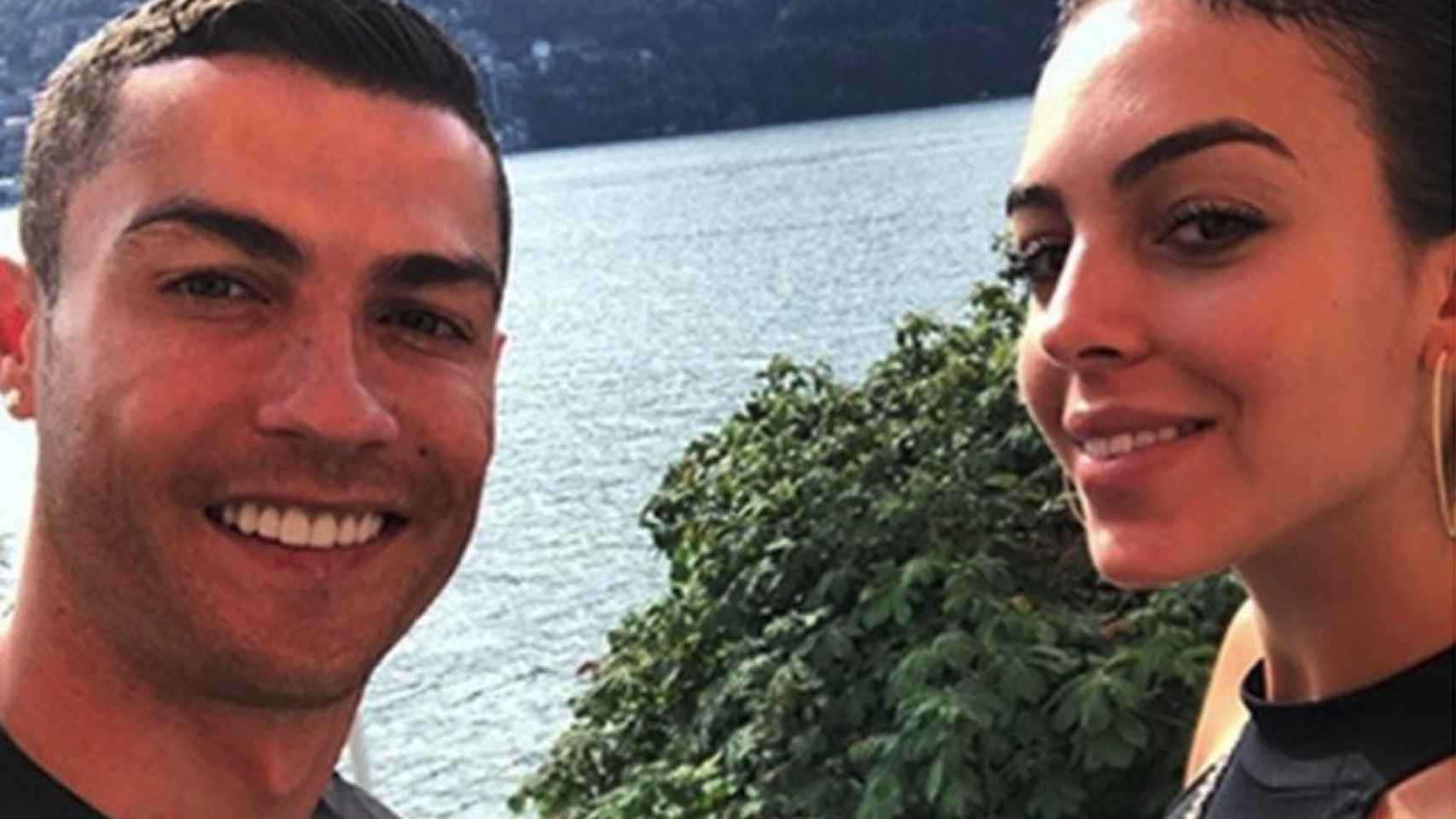 Cristiano Ronaldo y Georgina en su escapada en familia