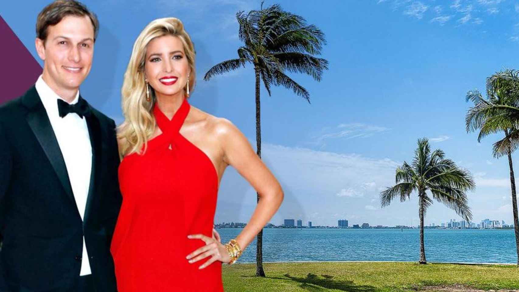 Montaje de Ivanka y su marido en Miami /THE TIMES