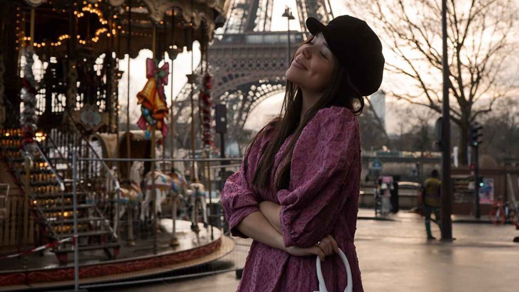 Coral Rubio en París, escapada romántica con Cristian