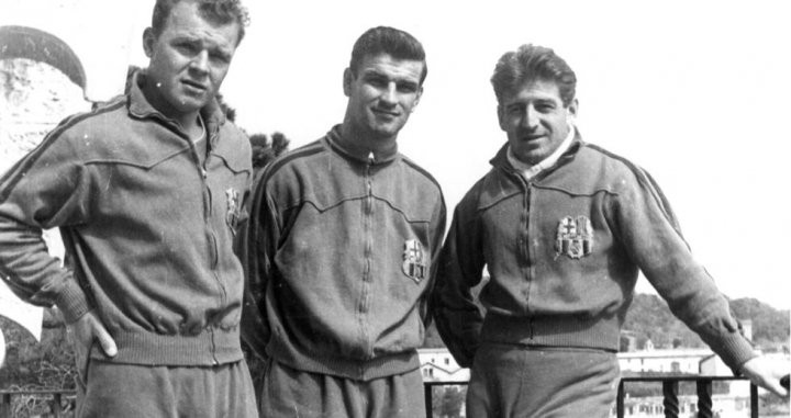 Kubala, Czibor y Kocsis en una imagen de archivo / ARCHIVO