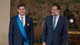 Casillas y Rajoy en una imagen de archivo / EFE