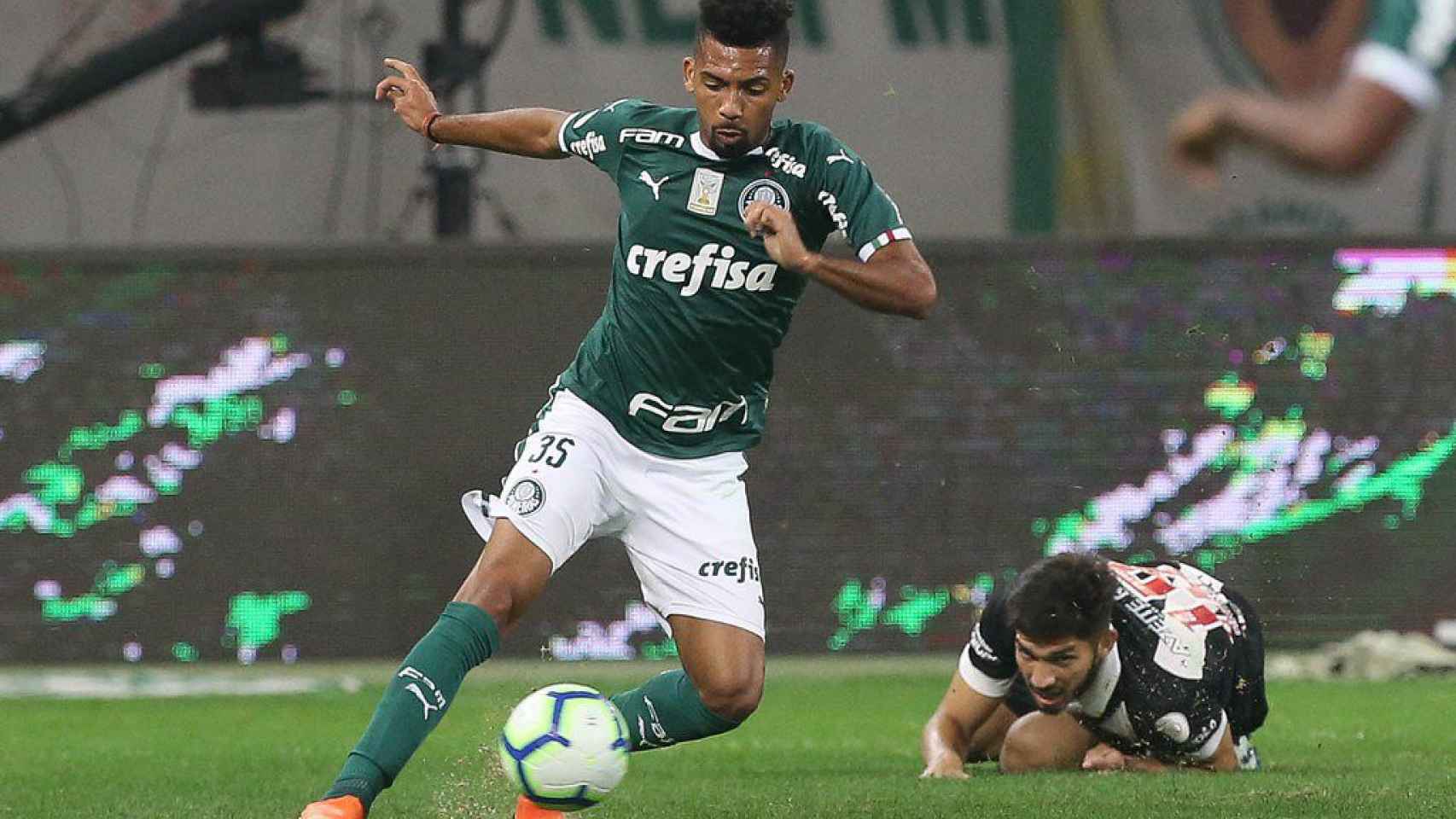 Matheus Fernandes con el Palmeiras / REDES