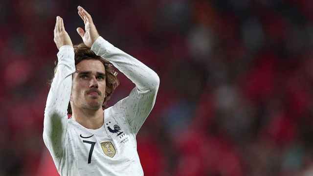 Antoine Griezmann en un partido con la selección de Francia / EFE