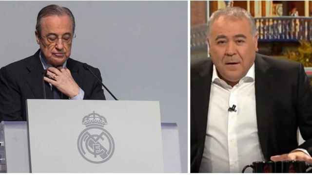 Florentino Pérez y Antonio García Ferreras, en un montaje / CULEMANÍA