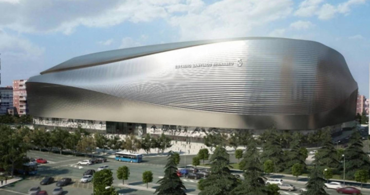 Imagen virtual del nuevo Santiago Bernabéu / Redes