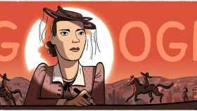 El 'doodle' dedicado a la escritora Nellie Campobello por el buscador 'Google'