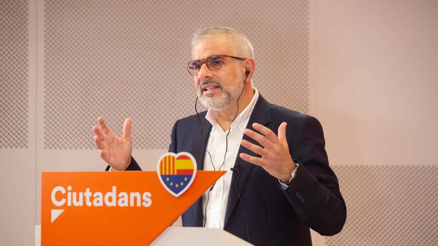 El candidato de Ciudadanos a la presidencia de la Generalitat de Cataluña, Carlos Carrioza / EP