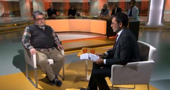 Xavier Graset entrevista al terrorista de Terra Lliure Carles Sastre como preso político en el programa Mes 324 de TV3 / CG