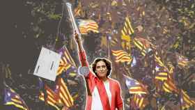 La alcaldesa de Barcelona, Ada Colau, acudirá a la Diada independentista del 11S para 'pescar' votos de cara a las autonómicas.