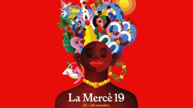 Cartel de las fiestas de La Mercè 2019 de Barcelona, de Maria Corte