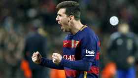 Imagen del astro argentino Lionel Messi, pretendido por la liga china.