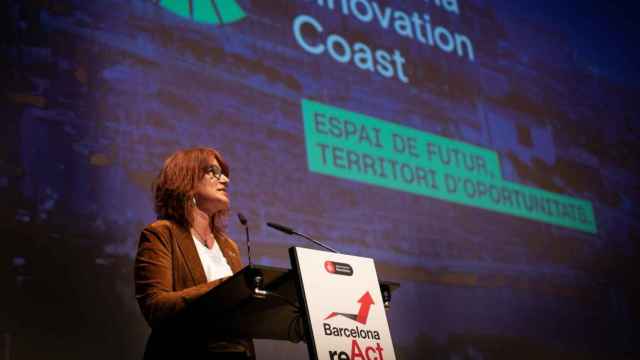 Laia Bonet, teniente de alcaldía de Transición Digital, en la presentación de la iniciativa para dinamizar la innovación del litoral de Barcelona / EP