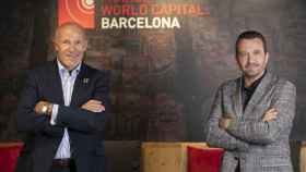 El CEO de Mobile World Capital, Carlos Grau (i) junto al CEO de Barcelona Tech City, Miquel Martí (d)