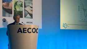 Javier Campo, presidente de Aecoc en la asamble general que se ha celebrado en Barcelona / CG