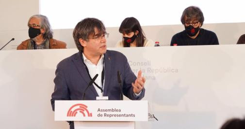 Carles Puigdemont, presidente del Consell per la República / EP