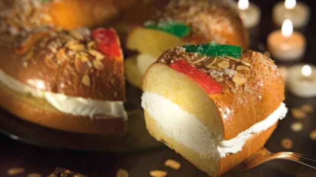 Una porción de los típicos roscones de Reyes / EUROPA PRESS
