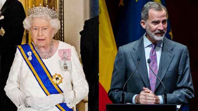 La reina Isabel II y el rey Felipe VI / CD