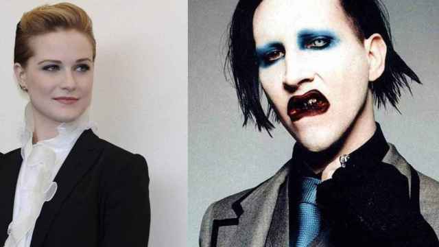 Evan Rachel Wood y Marilyn Manson