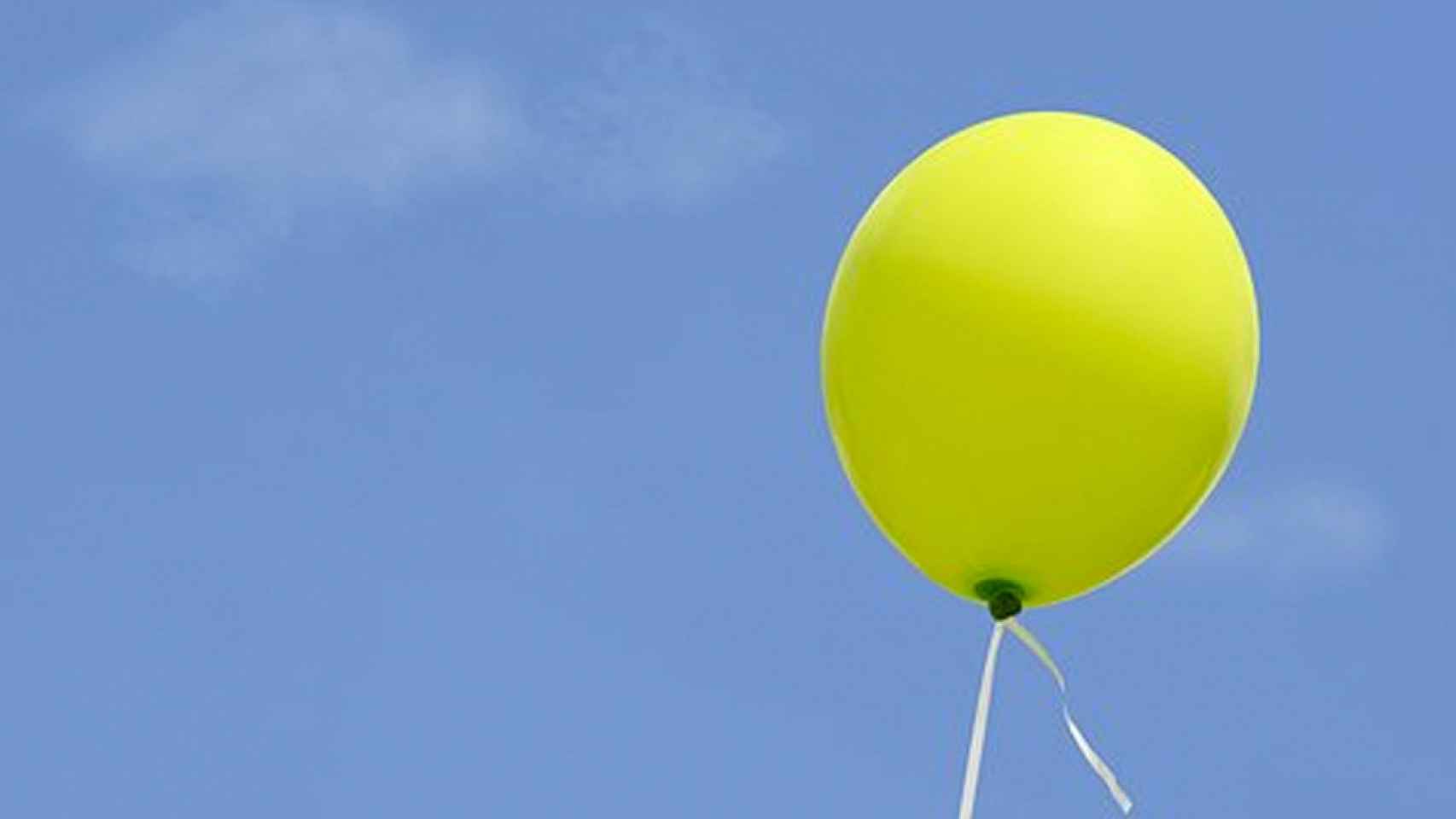 Un globo de helio como el utilizado para esconder el broche / PIXABAY