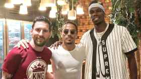 Leo Messi y Pogba posan junto al chef Salt Bae en Dubai / REDES
