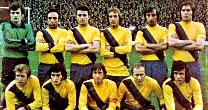 El Barça de Johan Cruyff en la temporada 1974-1975 / Twitter