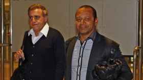 André Cury, con el padre de Neymar Junior, en una imagen de archivo / Redes