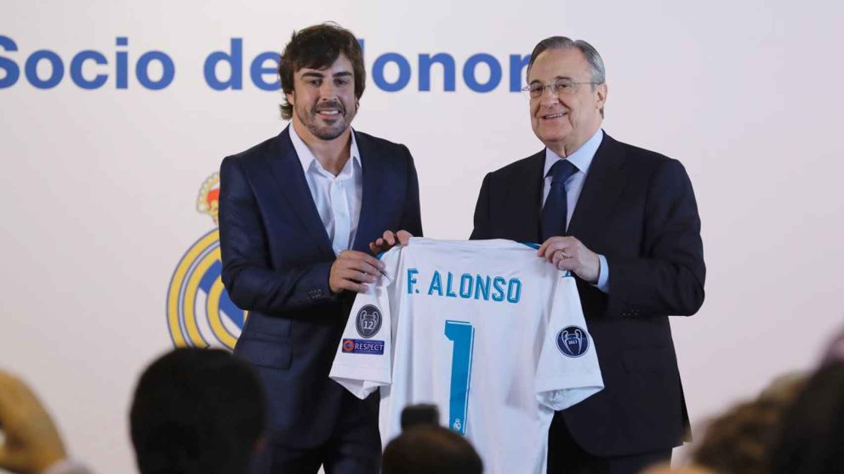 Fernado Alonso es Socio de Honor en el Real Madrid / EFE