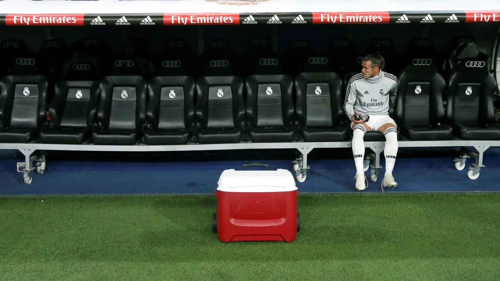 Gareth Bale se queda en el banquillo del Real Madrid contra el Espanyol / EFE