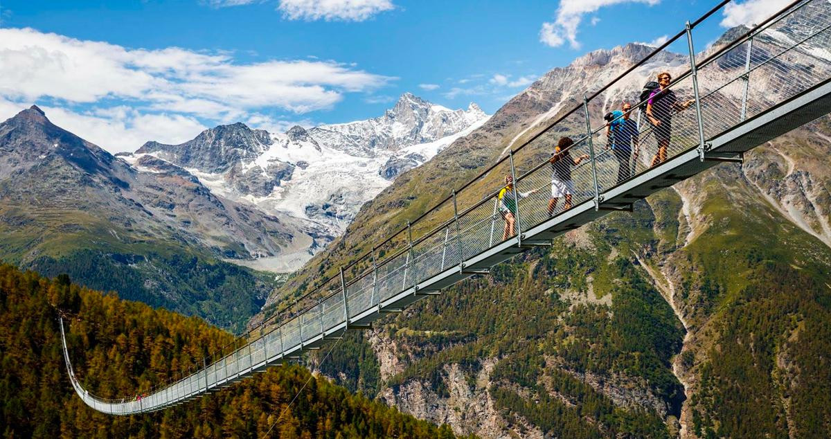 El puente suizo Charles Kuonen / WIKIPEDIA