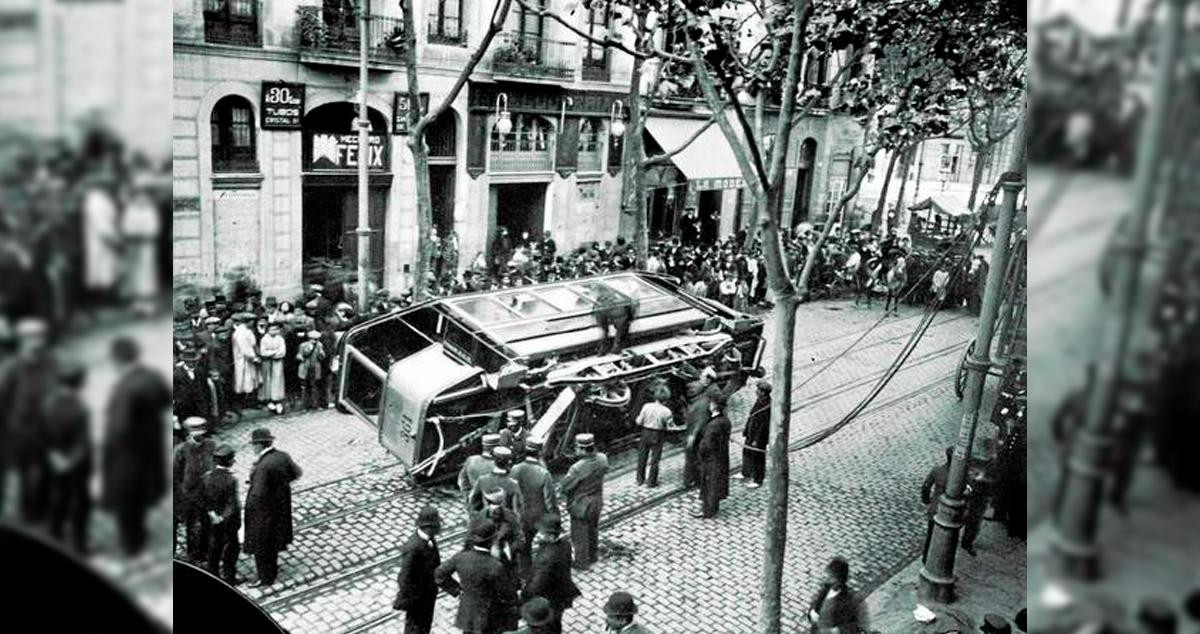 Disturbios en Barcelona en 1917