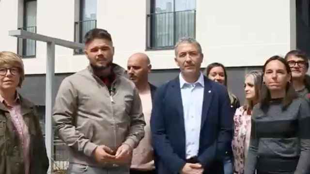 Gabriel Rufián y el 'conseller' Gonzàlez-Cambray, en el vídeo electoral de ERC / TWITTER