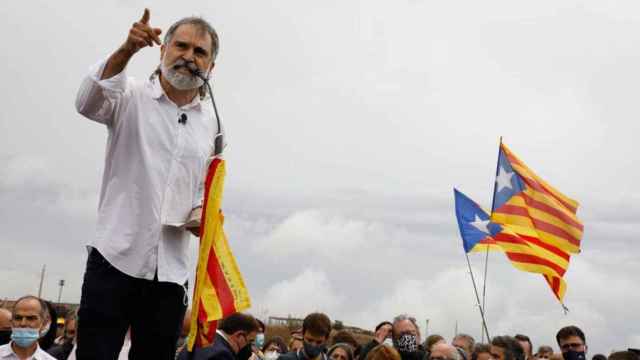 Jordi Cuixart, expresidente de Òmnium condenado por sedición, tras salir indultado de la cárcel de Lledoners / EP