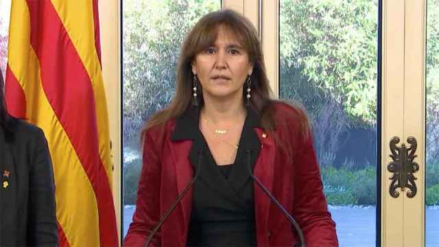 La presidenta del Parlament, Laura Borràs