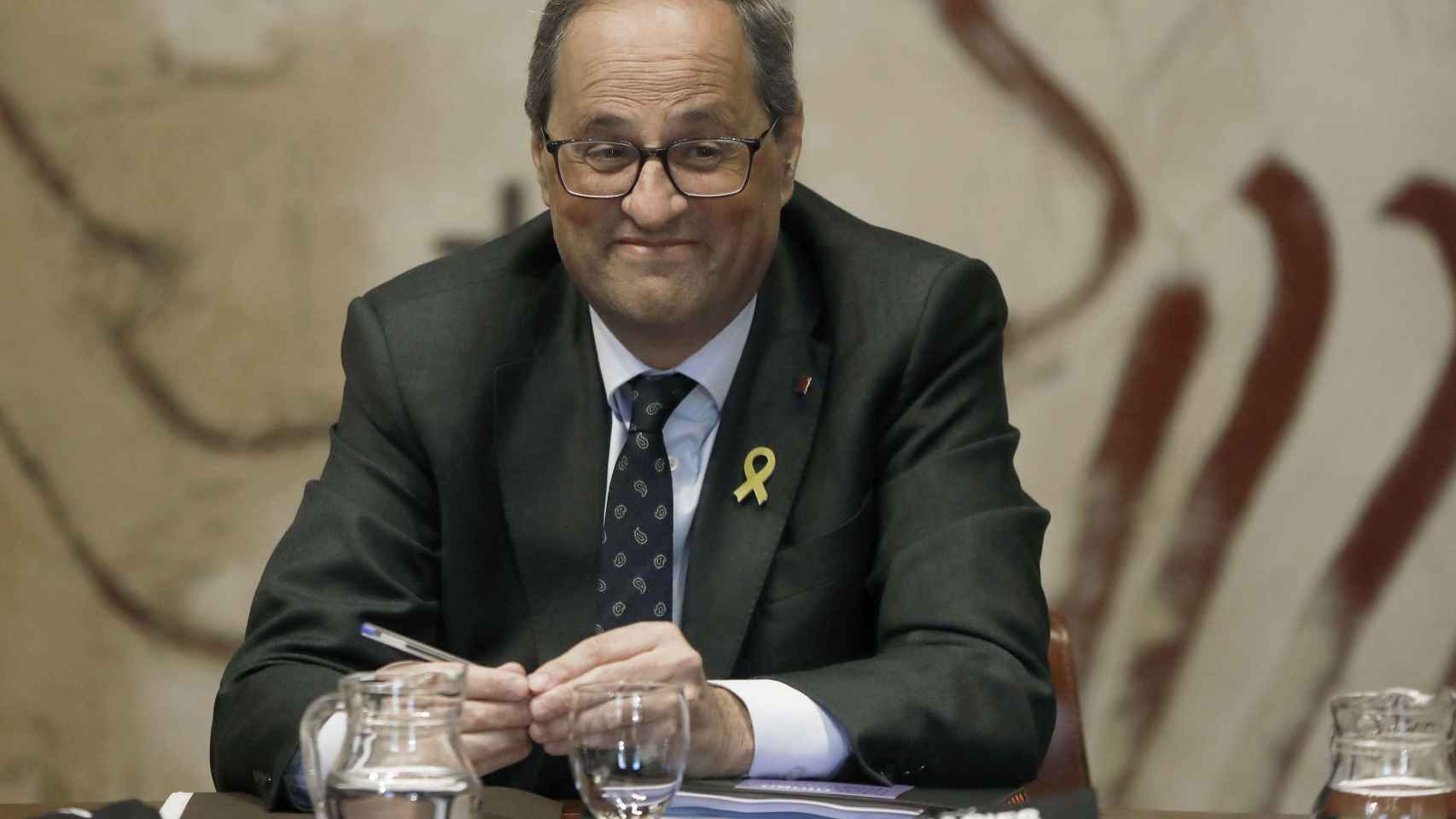 Quim Torra preside el Consell Executiu de la Generalitat el martes 19 de marzo de 2019 / EFE