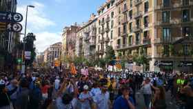 En la manifestación de los CDR en Barcelona han habido críticas a Torra / @CDRNouBarris