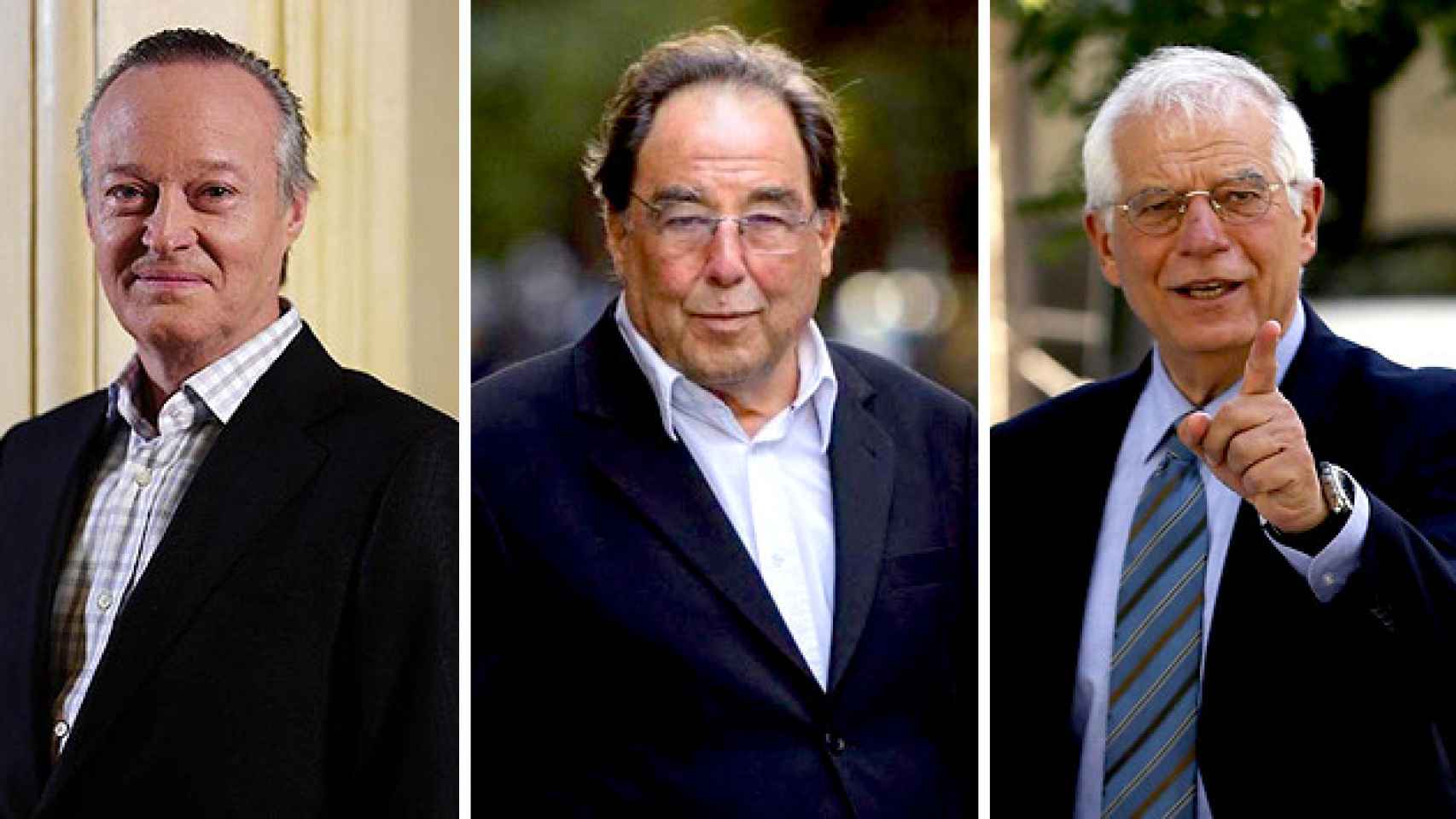 Expresidente del PPC, Josep Piqué; el fundador de Ciudadanos, Francesc de Carreras y el exministro socialista, Josep Borrell / CG