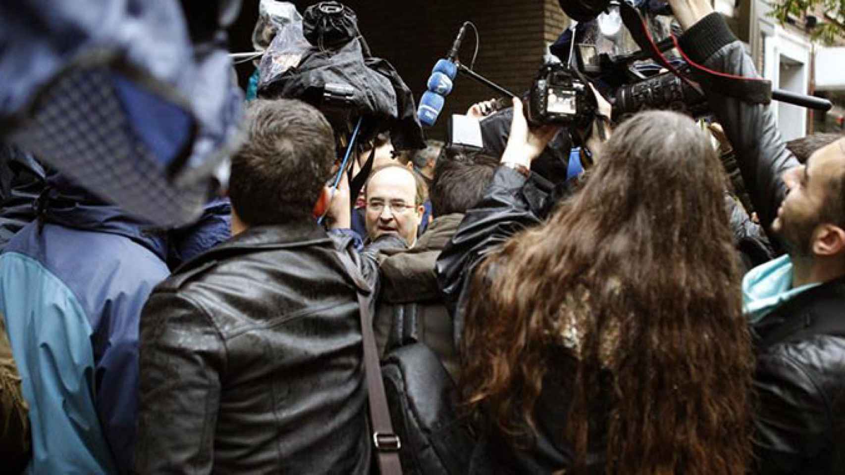 El líder del PSC, Miquel Iceta, a su llegada al comité federal del PSOE / EFE