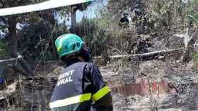 Agentes rurales investigan las causas del incendio de Argentona / AGENTS RURALS