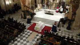 Imagen cedida por el obispado de Almería, del funeral por Gabriel Cruz