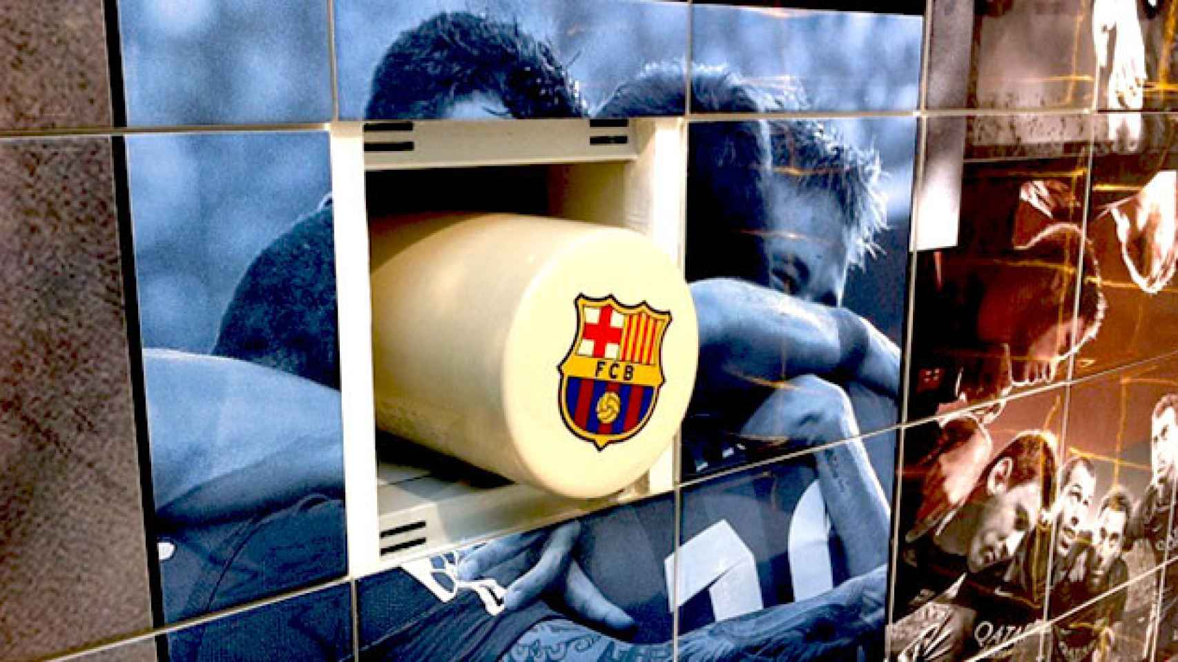 Detalle del columbario que se quería construir en el campo del Barça / CG