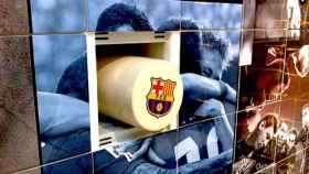 Detalle del columbario que se quería construir en el campo del Barça / CG