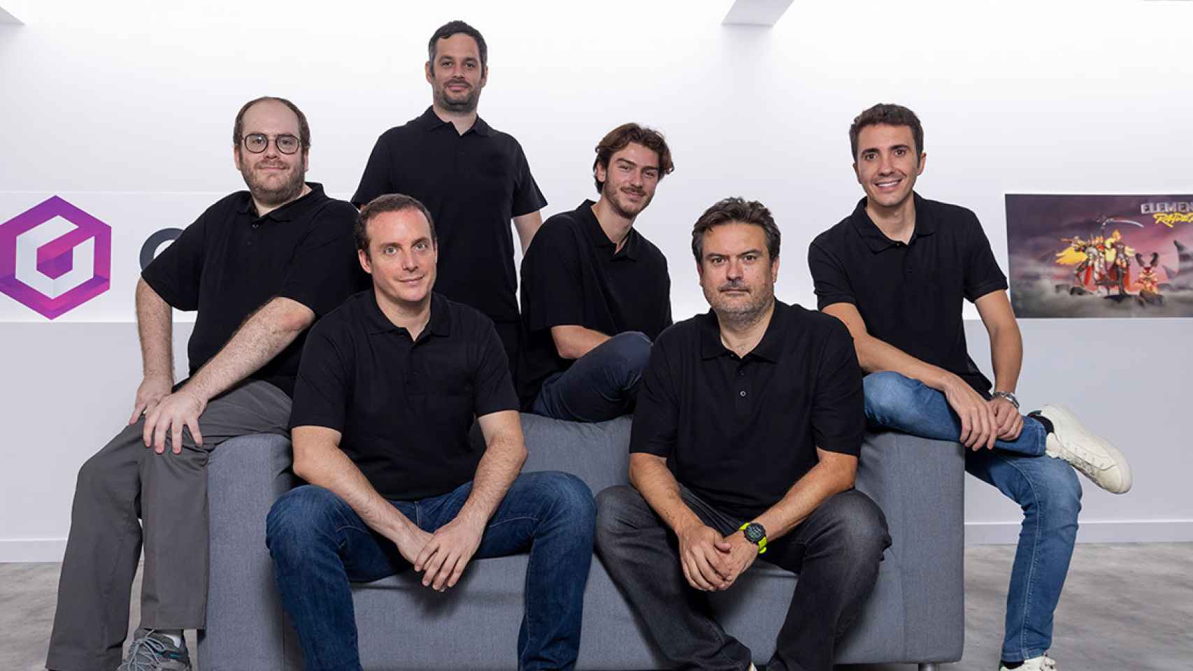 El equipo responsable de la compañía de videojuegos 'blockchain' Games For A Living / CEDIDA