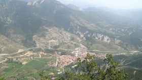 Vista del municipio de Bagà