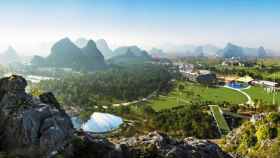 Imagen aérea del Club Med Guilin, el primer gran cliente de Quimera Energy en Shanghái / CG