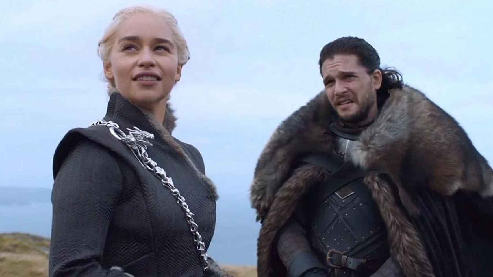 Daenerys y Jon Nieve en un episodio de 'Juego de Tronos' / HBO