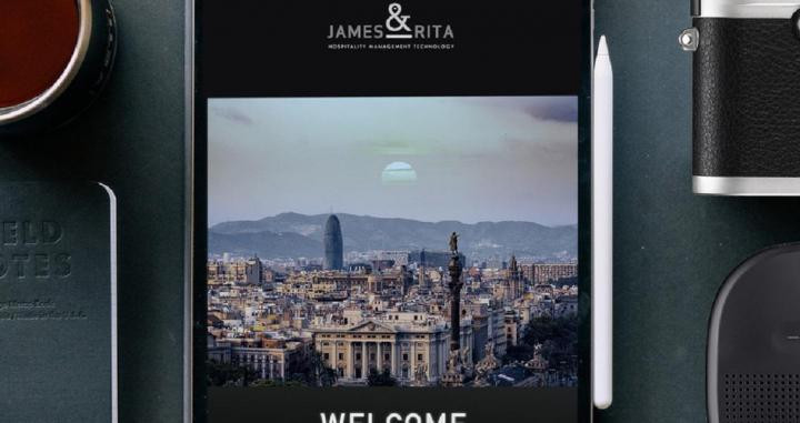Interfaz de la app Jamer&Rita / JAMES&RITA