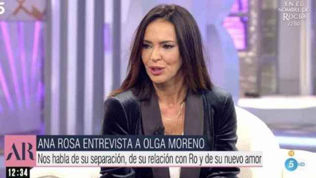 Olga Moreno en 'El Programa de Ana Rosa' / MEDIASET