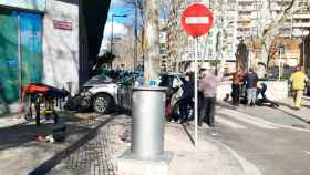 Imagen del accidente en centro de Reus (Tarragona) / CG