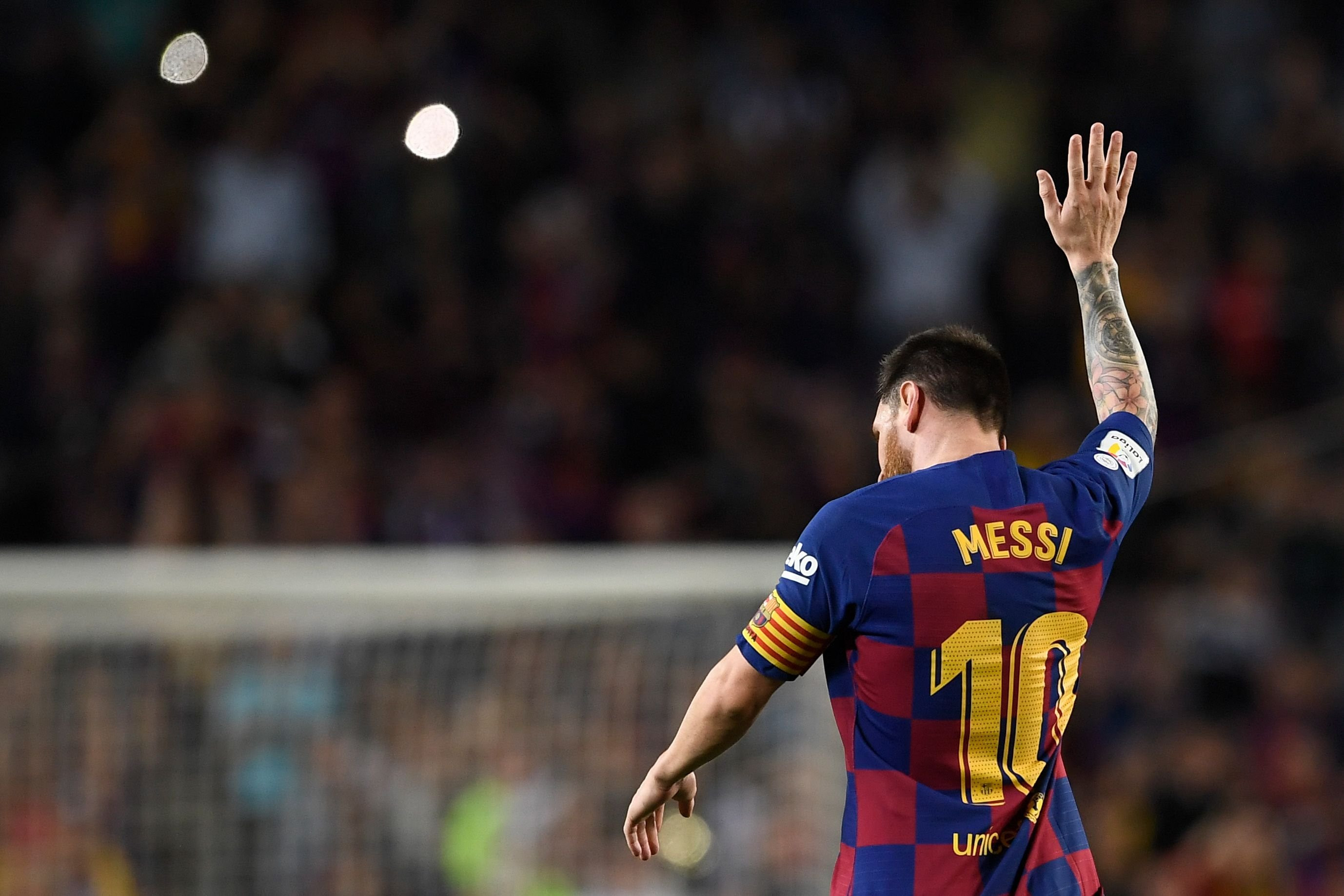 Leo Messi, en un partido con el Barça | EFE
